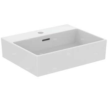 Zbiornik 500x400x150 mm Spód szlifowany, 1 otwór na baterię, z przelewem - EXTRA