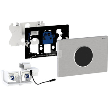 Elektroniczny zestaw uruchamiający WC Geberit, IR, Sigma10, 12cm, stal nierdz.