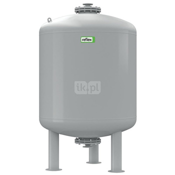 Ciśnieniowe naczynia przeponowe do instalacji grzewczych, chłodniczych i solarnych Reflex V 3000 10 bar / 110 st.C szare