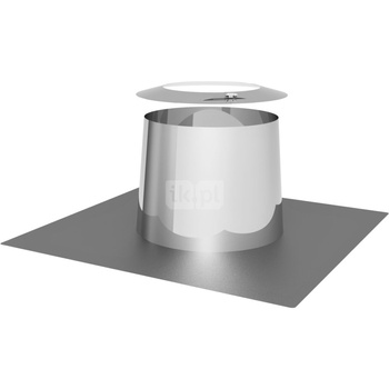 Przejście dachowe płaskie z kołnierzem fi160mm