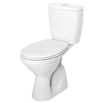 Spłuczka nasadzana Koło Idol, spłukiwanie dwudzielne, przyłącze wody z boku