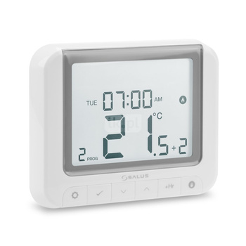 Temostat pokojowy dwużyłowe SALUS RT520, kolor beżowy 230 V z wyświetlaczem