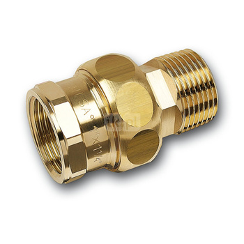 Śrubunek SANHA PURAFIT trzyczęściowy, Cu, 3'' (GW x GZ)