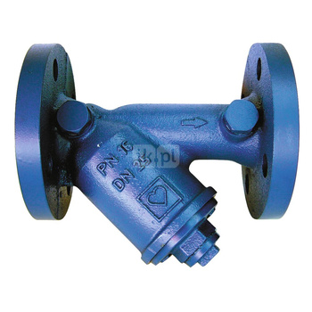 Filtr do wody HERZ skośny żeliwo Kołnierz DN 50