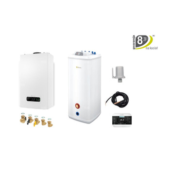 Pakiet z kotłłem kondensacyjnym EXCLUSIVE EVO X 35R + KWADRO TOP 120