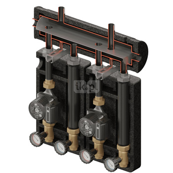 Brygada PRO 050 (KRE. 2 x grupa UNI, pompy DN25 DAB/LFP)