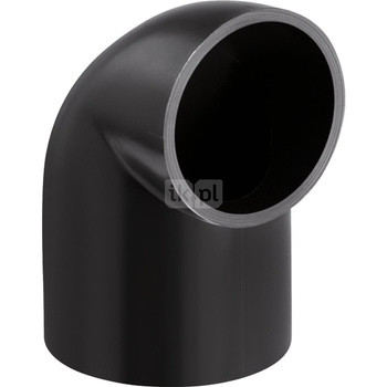 Kolano podłączeniowe 90' GEBERIT HDPE, PE / polietylen, 56 mm x 50 mm (króciec)