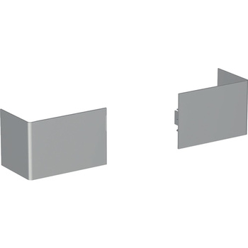 Pokrywa dolna, do modułu sanitarnego Geberit Monolith do stojącej miski WC: Średnioszary Perlglimmer