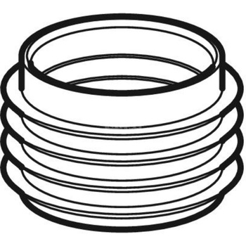 Uszczelka redukcyjna odpływowa GEBERIT guma 45 mm / 35 mm, kolor czarny