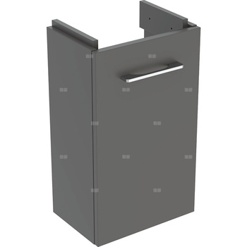 Dolna szafka pod umywalkę kompaktową Geberit Selnova Square, z jednymi drzwiami: Szerokość umywalki=36cm, Lava