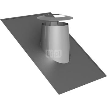 Przejście przez dach 26-35st. z płaszczem ołowianym i kołnierzem fi130/200mm