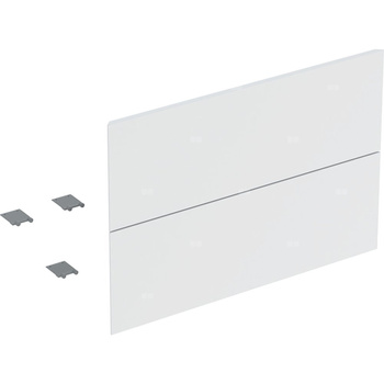Zestaw frontów szuflad (2 szt.) do dolnej szafki pod umywalkę z dwoma szufladami GEBERIT ONE, kol. biały matowy szer.750 mm