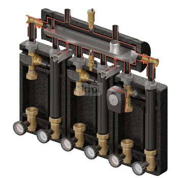 Kompania PRO 3D+ 7334 (SKE 2DC+ 55kW, 2x VTA322, VRG432, siłownik ARA)