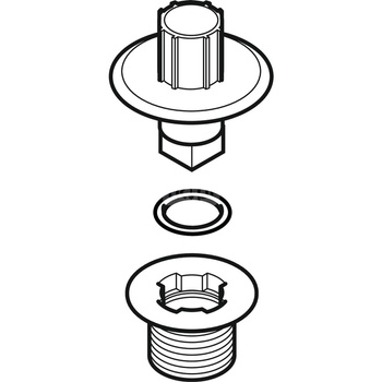 Zawór zestawu odpływowego Geberit do syfonu brodzikowego
