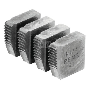 Noże gwintujące R 1/4 LH, Zestaw REMS