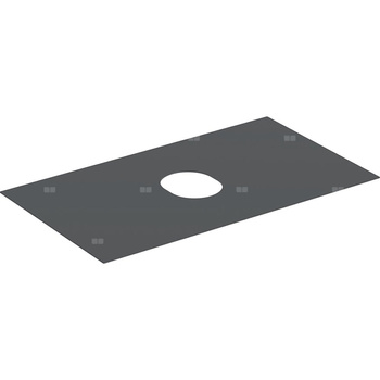 Płyta przykrywająca Geberit do dolnej szafki pod umywalkę stawianą na blat, z jedną szufladą: B=90cm, Lava / Z powłoką melaminową