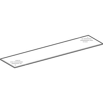 Szklana półka Geberit do szafki z lustrem Option Basic: B=55cm