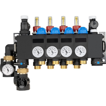 ProCalida CC 1 na 4 obiegi grzewcze, rotametry 0,75÷3,75 l/min