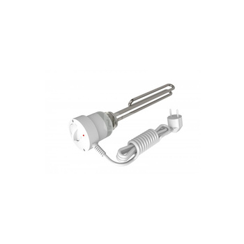 Grzałka elektryczna ELEKTROMET EJK mini 2000 do zasobników, moc 2 kW, biały, rozmiar 1 1/2''