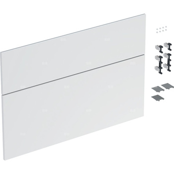 Zestaw frontów szuflad (2 szt.) do dolnej szafki pod umywalkę GEBERIT iCon, kol. biały matowy szer.900 mm