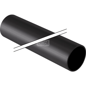 Rura GEBERIT HDPE PE-80 PE hd 125 x 5000 x 4.9 mm, czarna