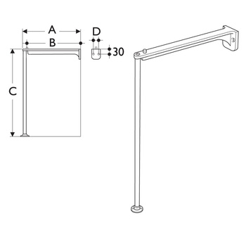 Noga (zestaw) 355x350 mm - MULTI SUITES - FINISHED PRODUCTS