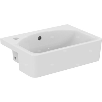 Umywalka półblatowa 500x360x165 mm, 1 otwór na baterię, z przelewem - CONCEPT