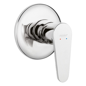 Bateria podtynkowa FERRO ALGEO 1-funkcyjna, kolor chrom