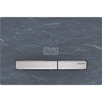Przycisk uruchamiający Geberit Sigma50, przedni, slate, prostokątny