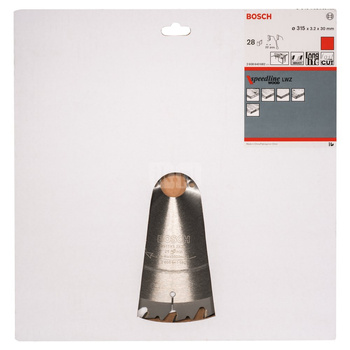 Tarcza pilarska Speedline Wood PIŁA TARCZ.-T SPEED 315X3.2X30Z28