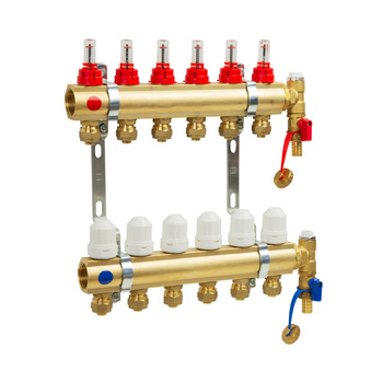 PHA-107/1/S/Z 7-obwodowy PN6 Rozdzielacz CuZn