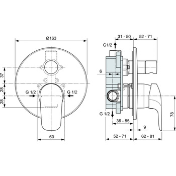 CERAFLEX BATERIA WANN-NATR. PODT. KPL.