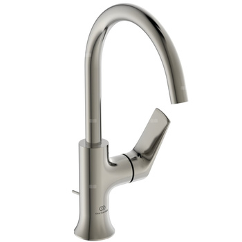 Bateria umywalkowa 114x226x311 mm, wylewka 169 mm 3.8 l/min (3 bary), z korkiem - LDV