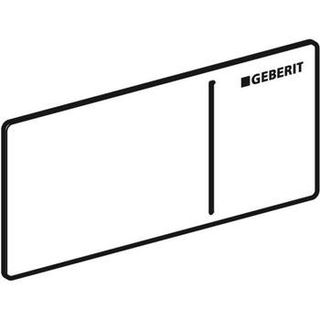 Przycisk uruchamiający Geberit do zdalnego uruchamiania spłukiwania typ 70: Szczotkowany, powlekany easy-to-clean