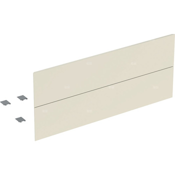 Zestaw frontów szuflad (2 szt.) do dolnej szafki pod umywalkę z dwoma szufladami GEBERIT ONE, kol. sand wysoki połysk szer.1200 mm