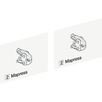 Naklejka identyfikacyjna - opaski zaciskowe Mapress [2] (zestaw 2 szt)