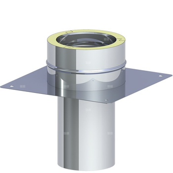 Płyta fundamentowa dla podwyższenia komina fi 200mmmax. wysokość od podstawy 1,5m max. wysokość od podstawy 1,5m