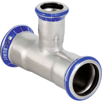 Trójnik GEBERIT Mapress Edelstahl redukcja stal nierdzewna 54 mm x 15 mm x 54 mm MZ