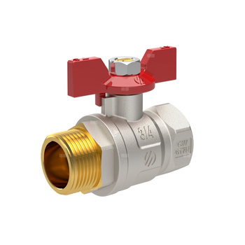 Zawór kulowy ARCO SENA VA30 1/2'' GZ x GW, uchwyt: motylek