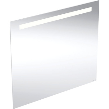 Geberit Option Basic Square Podświetlane lustro, B80cm, H70cm, T3.2cm, oświetlenie u góry, Aluminium anodyzowane