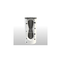 Zbiornik buforowy stojący ELEKTROMET WGJ-B pojemność 500 l z wężownicą, izolacja: pianka polistyrenowa, kolor: czarny