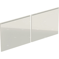 Zestaw frontów szuflad do szafki pod umywalkę podwójną GEBERIT, kol. piaskowy szer.1200 mm