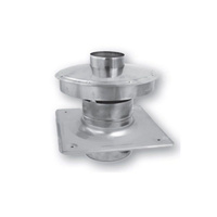 Końcówka pionowa uniwersalna FI80/125 ze stali nierdzewnej