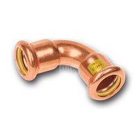 Łuk 90' SANHA Press Gas, Cu, 22 mm (zw x zw)