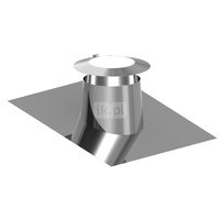 Przejście przez dach 5-15st. stal nierdzewna +kołnierz fi180/290mm