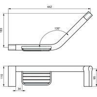 CONNECT PORĘCZ 45CM & UCHWYT NA MYDŁO