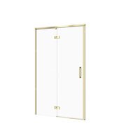 DRZWI NA ZAWIASACH KABINY PRYSZ LARGA ZŁOTA MAT 120X195 LEWE TRANS