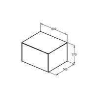 CONCA SZAF 60X50X37 1 DR+WTOP NOCUT DKWN