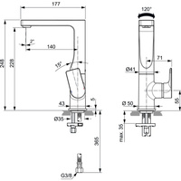 EDGE BAT. UMYWAL. Z OBROT. WYL. BEZ KOR.