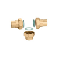 Złączki do zaworów mieszających 1 1/2” GW. Dla kodu 524800.